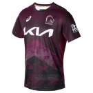 Shirt Brisbane Broncos Rugby 2024 Training Fuchsia