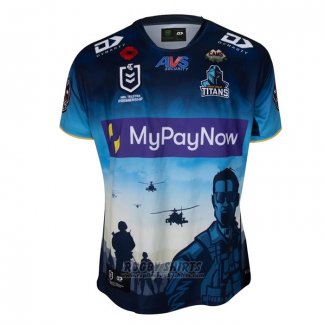 Gold Coast Titans Rugby Shirt 2023 Indigenous