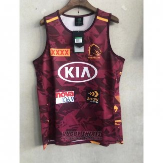 Tank Top Brisbane Broncos Rugby Shirt 2021 Training