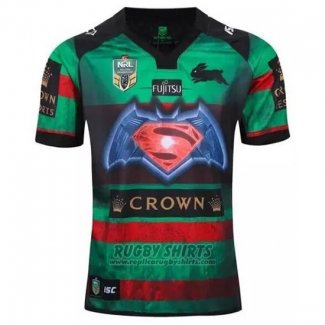 South Sydney Rabbitohs Rugby Shirt 2016 Superman Vs Batman