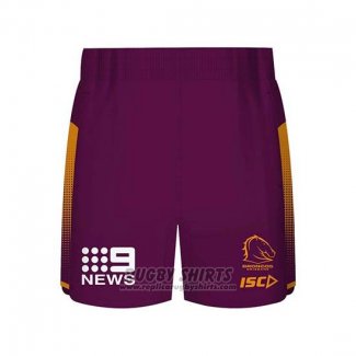 Brisbane Broncos Rugby Shirt 2019 Training Shorts