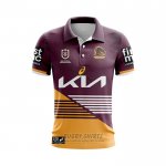 Shirt Polo Brisbane Broncos Rugby 2024 Home