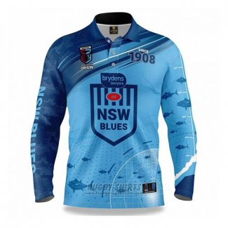 Shirt NRL NSW Blues Rugby 2022 Fish Finder