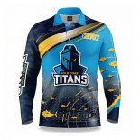 Shirt NRL Gold Coast Titans Rugby 2022 Fish Finder