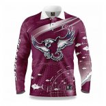 Shirt NRL Manly Warringah Sea Eagles Rugby 2022 Fish Finder