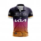 Shirt Polo Brisbane Broncos Rugby 2024 Indigenous