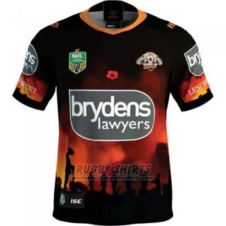 Wests Tigers Rugby Shirt 2018-19 Commemorative