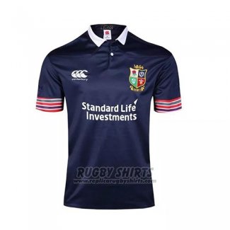 British Irish Lions Rugby Shirt 2017 Training Blue