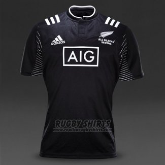 New Zealand All Blacks 7s Rugby Shirt 2015 Home