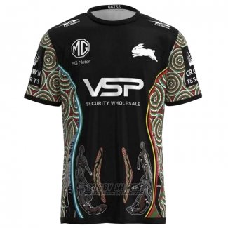 Shirt South Sydney Rabbitohs Rugby 2023 Indigenous Black
