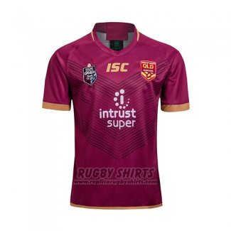 Queensland Maroons Rugby Shirt 2018-9 Home