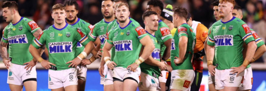 Canberra Raiders rugby shirts