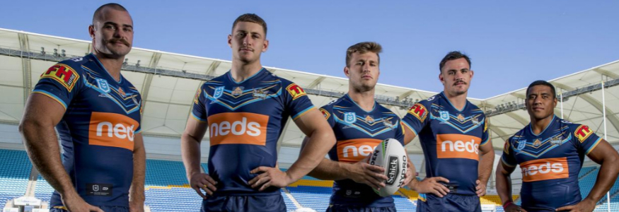 Gold Coast Titans rugby shirts